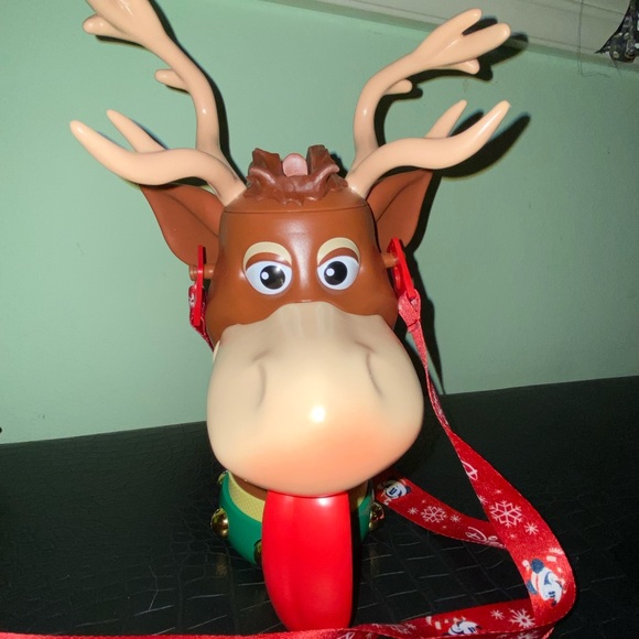 Disneyland Christmas Reindeer Sipper NWOT - Picture 5 of 9